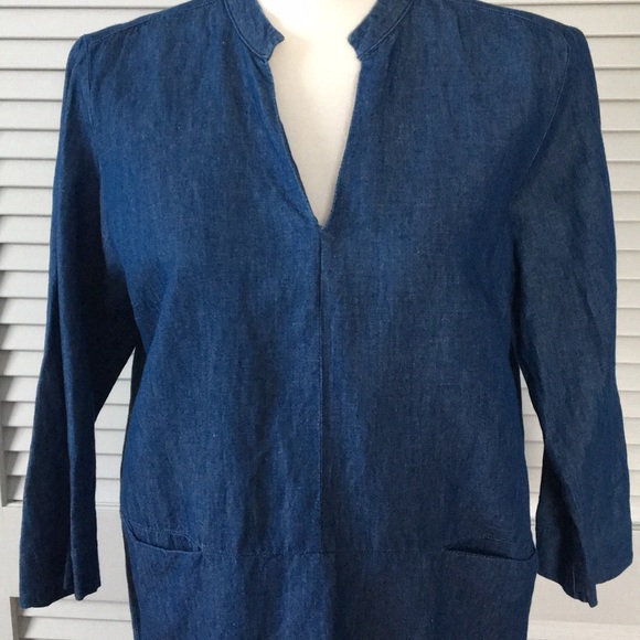 Zara Basic Denim Couture Jean Dress - Picture 3 of 6